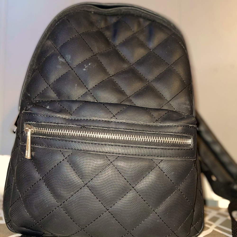 Black Mini Backpack